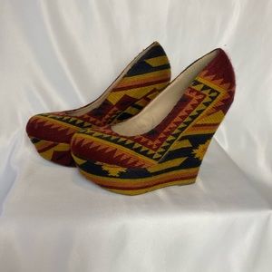 Steven Madden Pendleton inspired platform heels